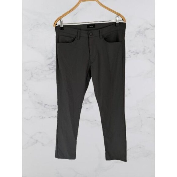Theory Jogger Pants Charcoal Gray 5 Pocket Trousers Size 33 - Picture 1 of 10